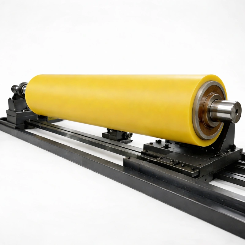 High-precision PU polyurethane rubber roller for industrial machinery by Wolorin.