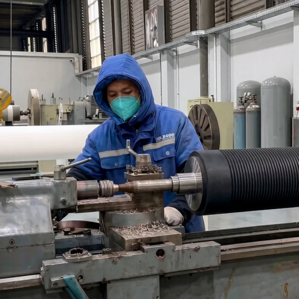 grooved rubber roller manufacturing process wolorin