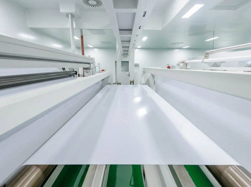 Rubber rollers used in thin film processing line