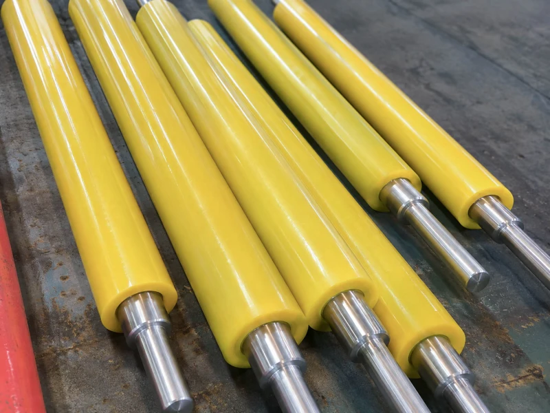 custom polyurethane rubber rollers