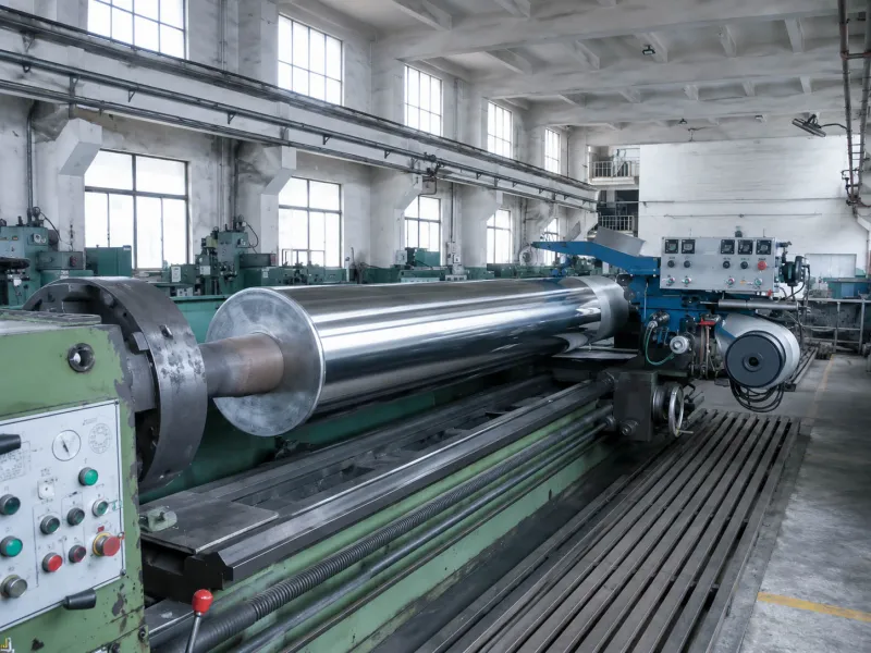 metal metering roller machining
