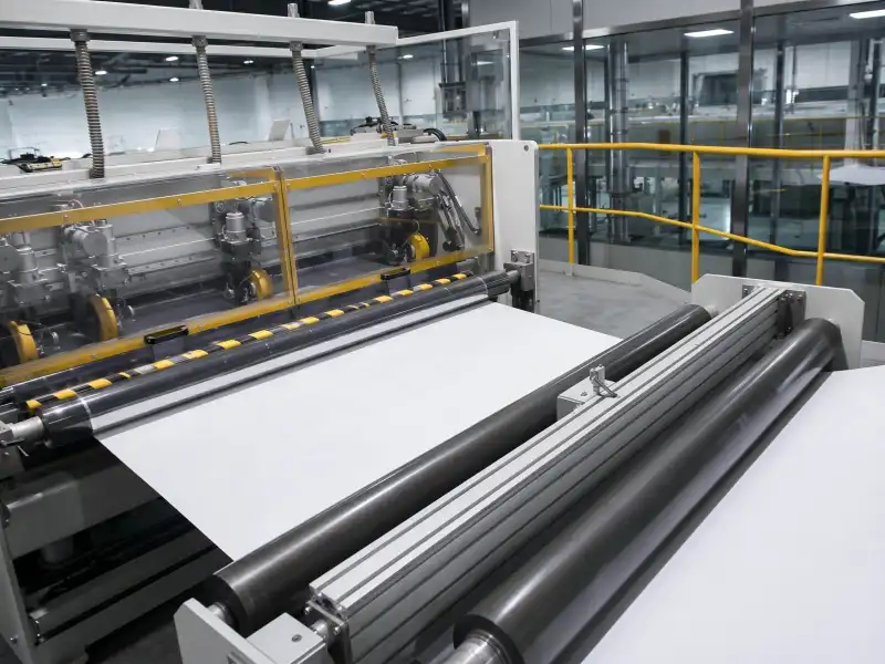paper production roller line