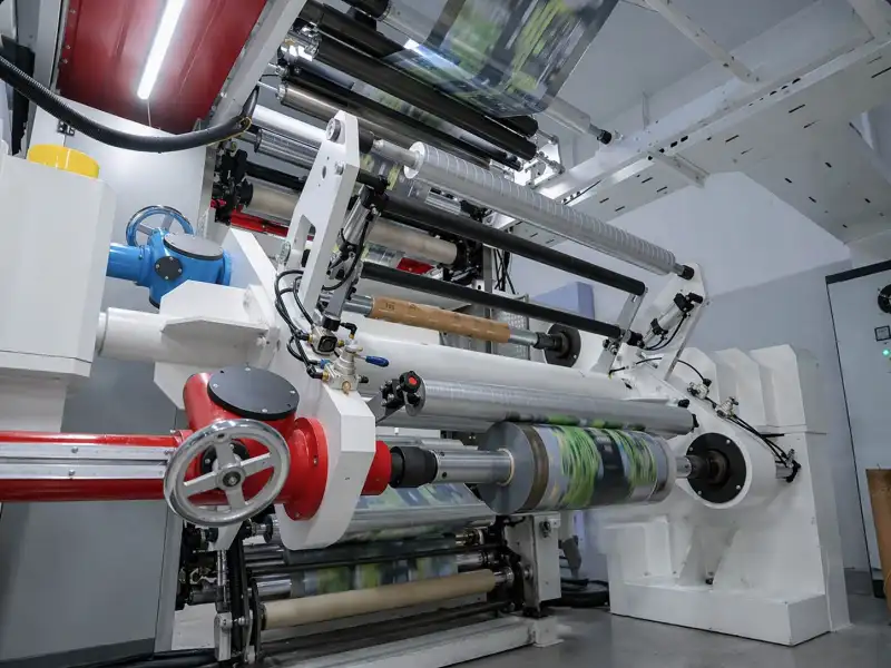 plastic packaging film roller line