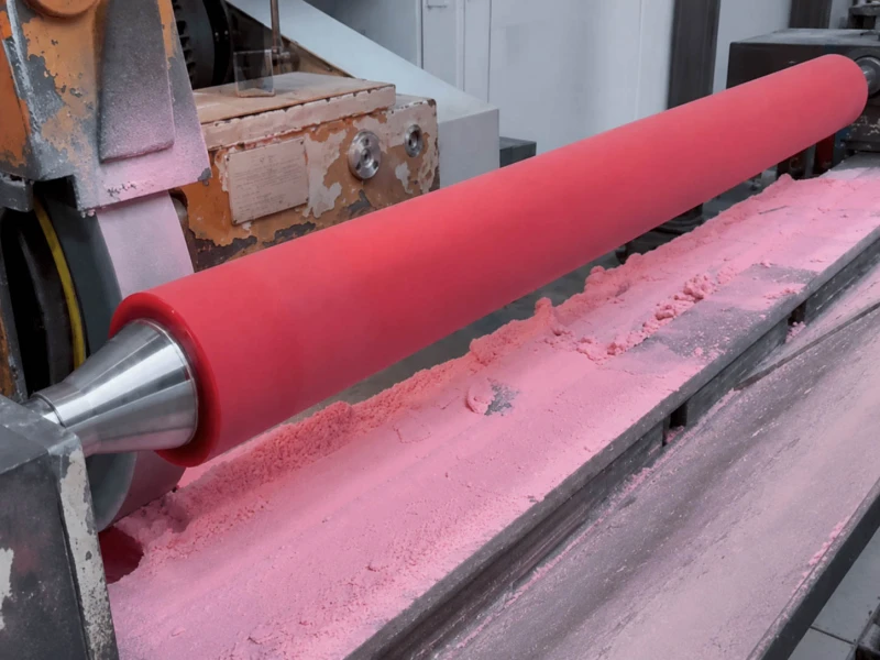 rubber pinch roller grinding
