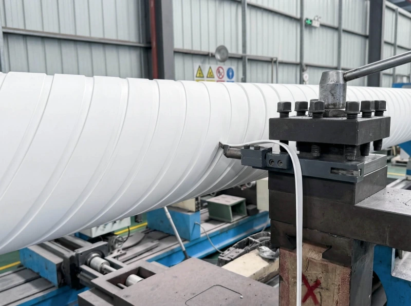 spiral grooved rubber roller machining