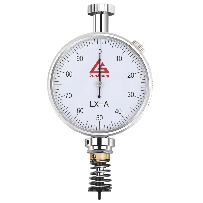 Shore A rubber hardness tester for measuring roller surface hardness