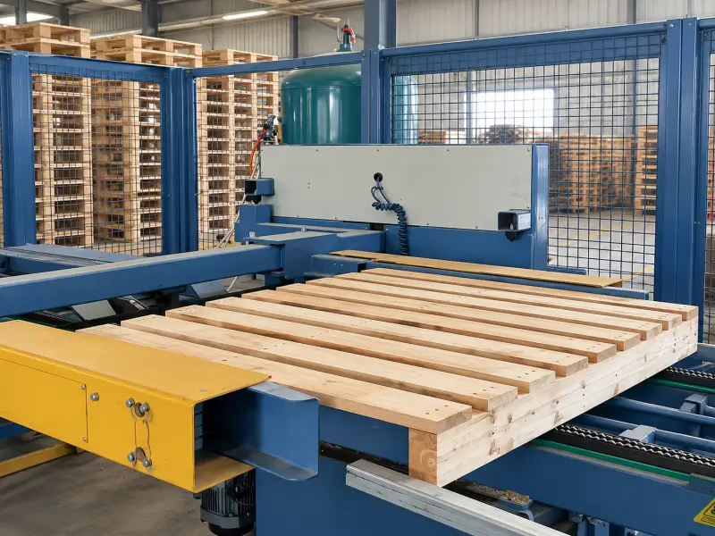 自動木製パレット生産ライン
